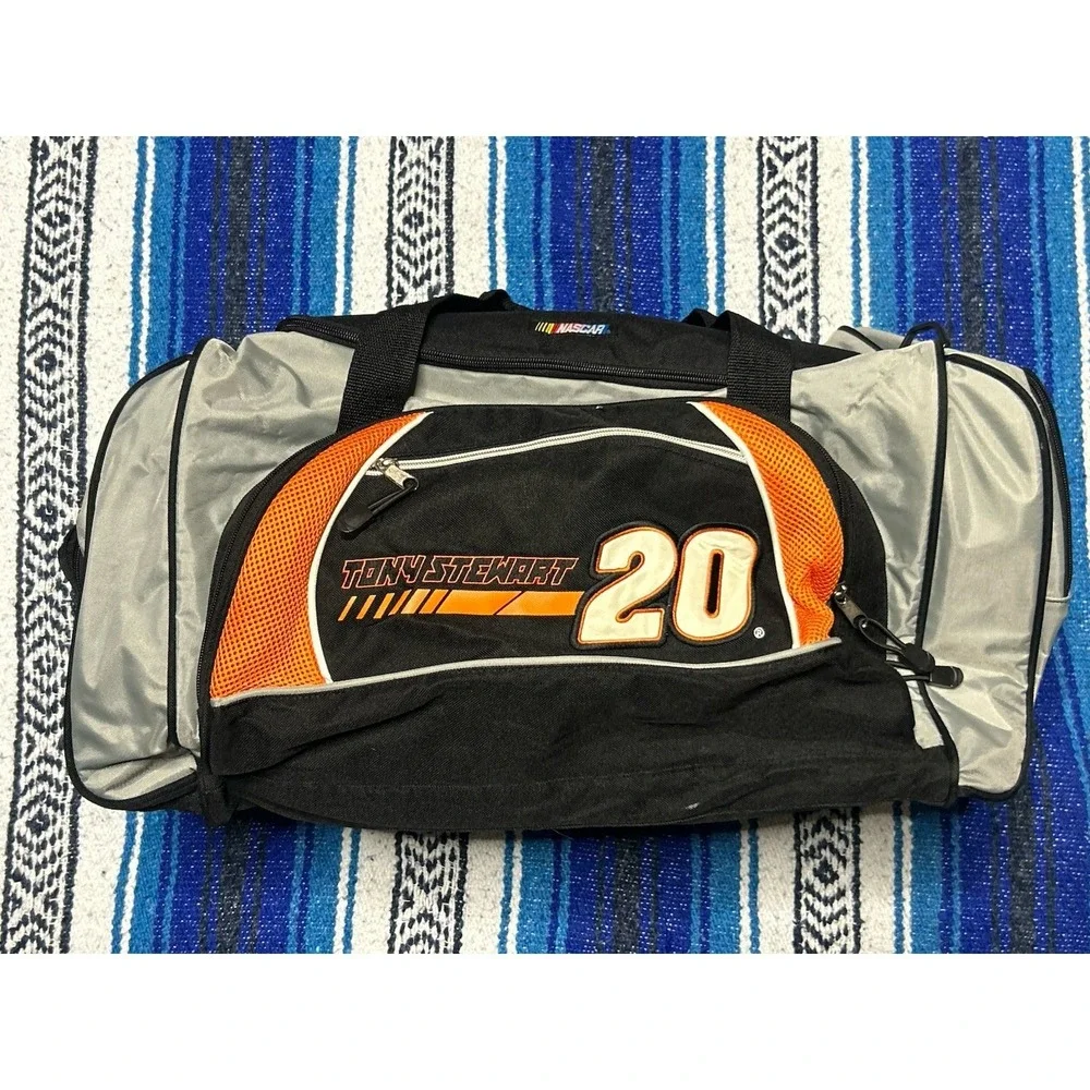 Tony Stewart #20 NASCAR Carry On Duffel Bag Racing Luggage
